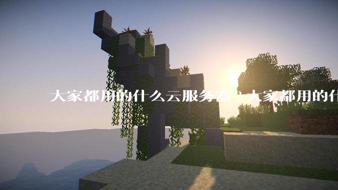 大家都用的什么云服务器?大家都用的什么云服务器？